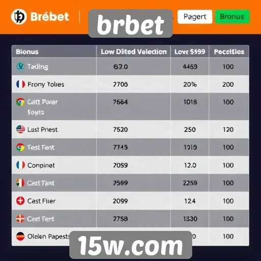 Comparativo de bônus oferecidos pelo brbet